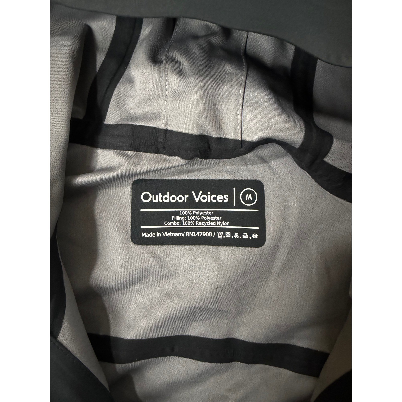 Outdoor voice Precippoly Jacket Softshell Dark Gr… - image 2