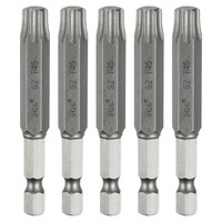 "5X T45 Torx Bit 1/4\" 65Mm S2 FüR Torx Schrauben"