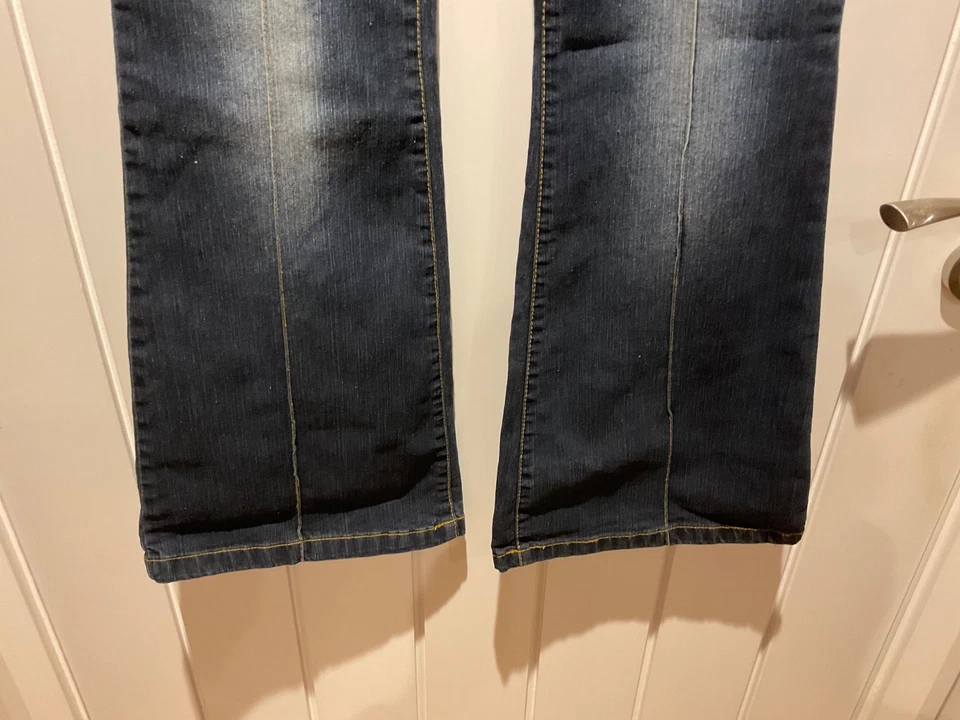 Unbranded blue denim wide leg jeans size 8 - Image 3 of 4