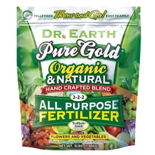Dr. Earth Organic & Natural Pure Gold All Purpose Plant Food, 2-2-2 Fertilizer