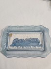 Indiana Glass Co. -Tiara Ice Blue Serving Tray The Ladt Supper  — photo 1
