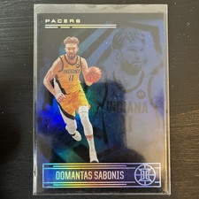 Panini 2020-21 Illusions Domantas Sabonis Blue Parallel Indiana Pacers #100 NBA