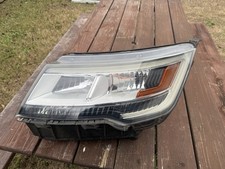 2016-2019 Ford Explorer Chrome Lh Left Driver Side Headlight Police Broken Tabs 2016-2019 Ford Explorer Chrome Lh Left Driver Side Headlight Police Broken Tabs