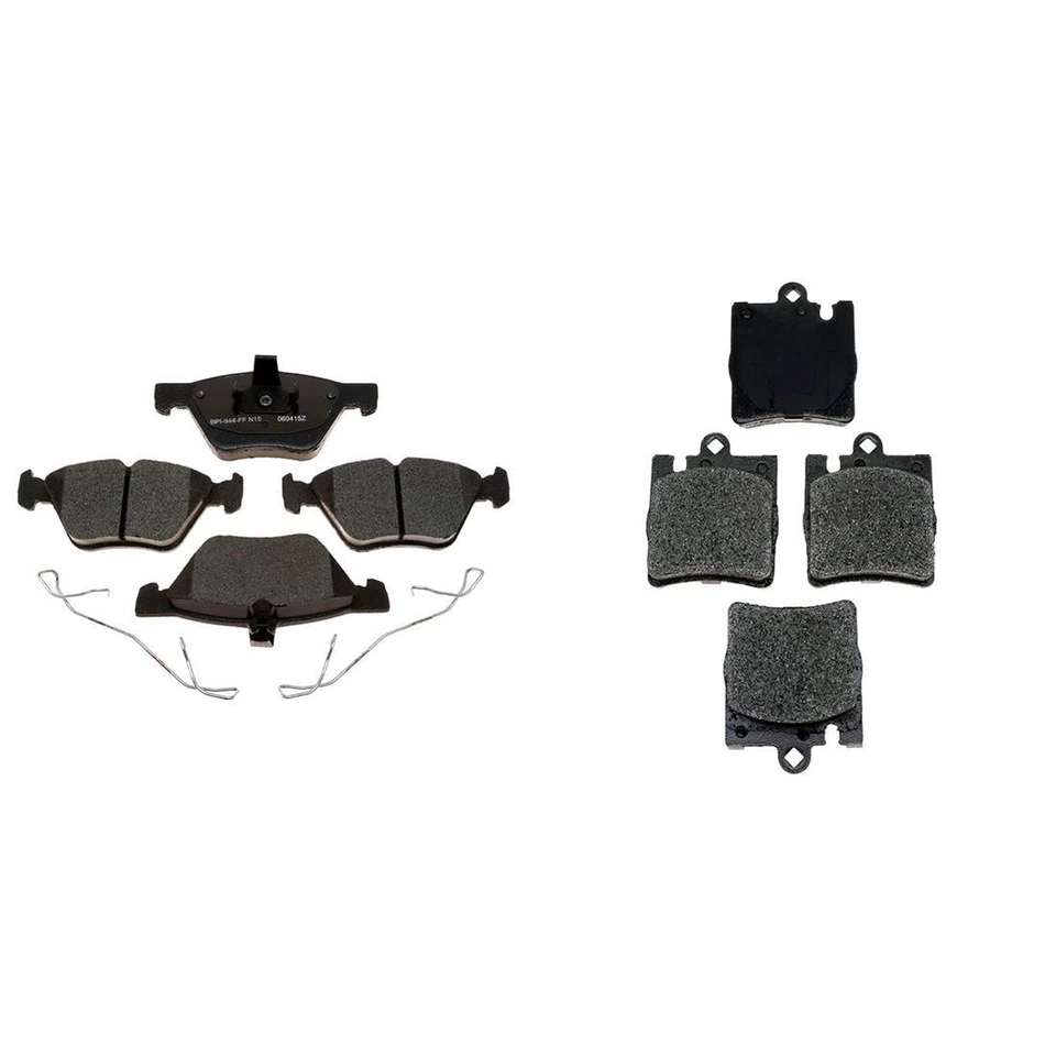 Pastillas de freno metálicas delanteras y traseras R-Line 2003 2002-2000 Mercedes-Benz CLK320 Foto 4 de 4