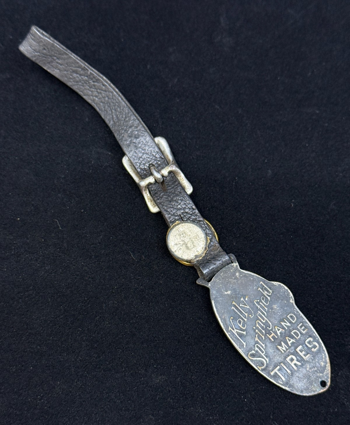 Antique Vintage Kelly-Springfield Handmade Tires Watch Fob Bastian Bros. NY