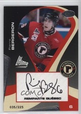2005-06 CTM Quebec Remparts Signatures 35/225 Pierre Bergeron #S21 t3w