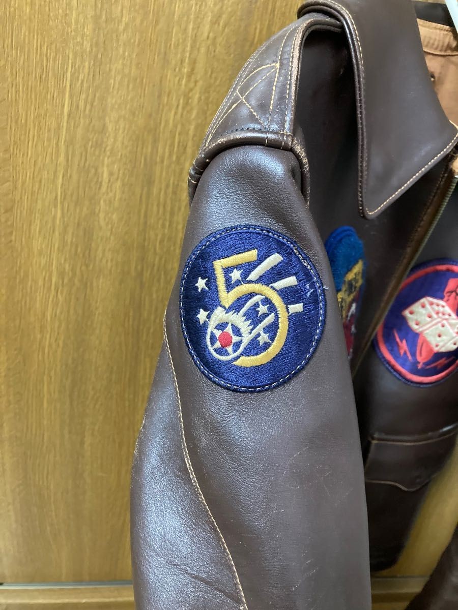 Buzz Rickson's A2 Leather Jacket size 36 Horsehid… - image 5