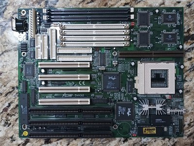 Acorp 5VX32 Pentium Socket 7 430VX PCI ISA Baby AT Motherboard