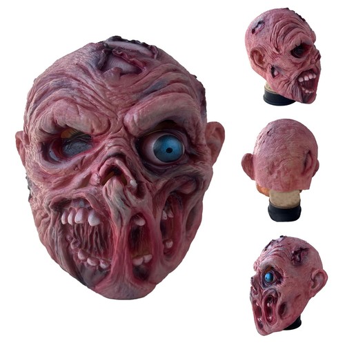 Disfraz sangriento de látex aterrador de Halloween para adultos con detalles realistas - Imagen 3 de 11