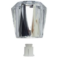 Griff Wasserhahn Acryllux Kunststoff-Griff Farbmarkierung Blau Mit Rastbuchse