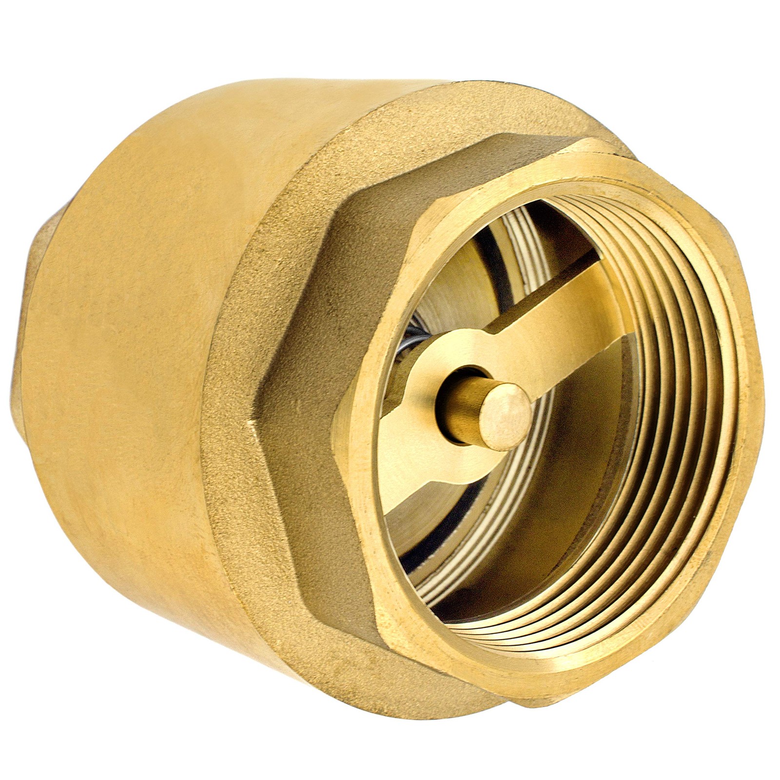 Clapet anti-retour 1 pouce 26/34 en laiton robuste pour plomberie