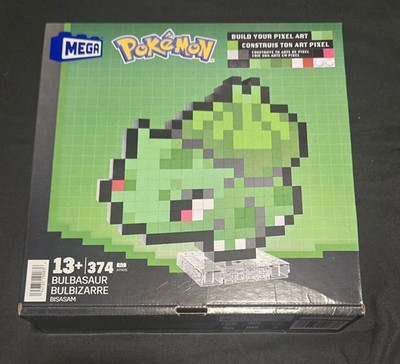 MEGA Pokémon Bulbasaur Pixel Art Building Set 374pcs Interlocking Blocks