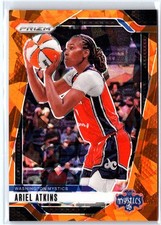 2024 Panini Prizm WNBA #56 Ariel Atkins Ice Orange Prizms
