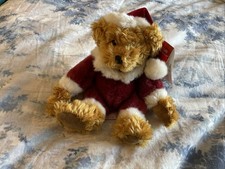 Russ Bears From The Past Kris Santa Claus Bear Christmas Stuffed Animal NWT