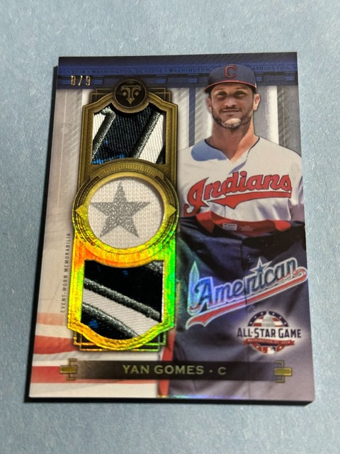 2019 Topps Triple Threads - Yan Gomes #ASP-YG All Star Game Patches /9