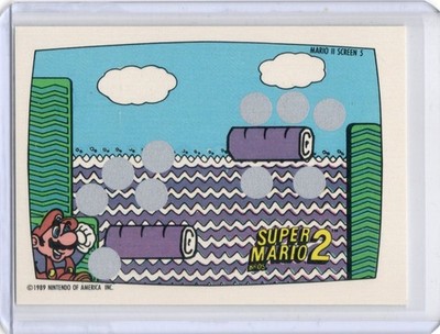 1989 Topps Nintendo #5 Super Mario 2 Scratch Off Card