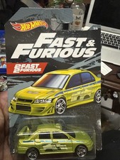 HOT WHEELS 2019 WM EXCLU SET: Fast & Furious No.3/6 Mitsubishi Lancer Evolution 