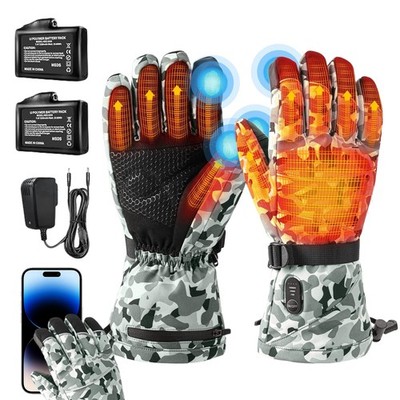Elektrische Heizhandschuhe 3 Temperatureinstellungen Thermo Handschuhe Unisex