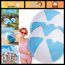 Giant 60" Inflatable Beach Balls - 2 Pack, Pastel Macaron Float for Pool  Party