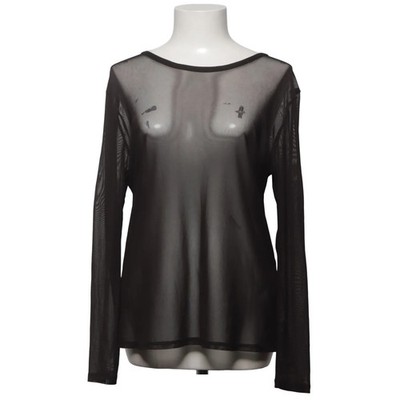 Primark, Top, Größe: 42/44, Schwarz, Einfarbig, Mesh, Damen #Bit