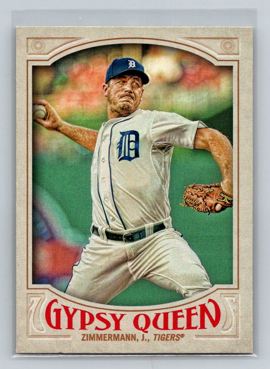 2016 Topps Gypsy Queen #46 Jordan Zimmermann Detroit Tigers Baseball Card