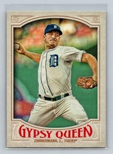 2016 Topps Gypsy Queen #46 Jordan Zimmermann Detroit Tigers Baseball Card