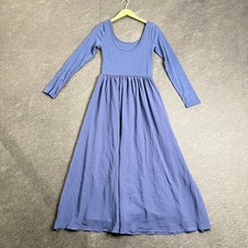 GAP Mixed Media Maxi Dress Women's Size M Navy Blue