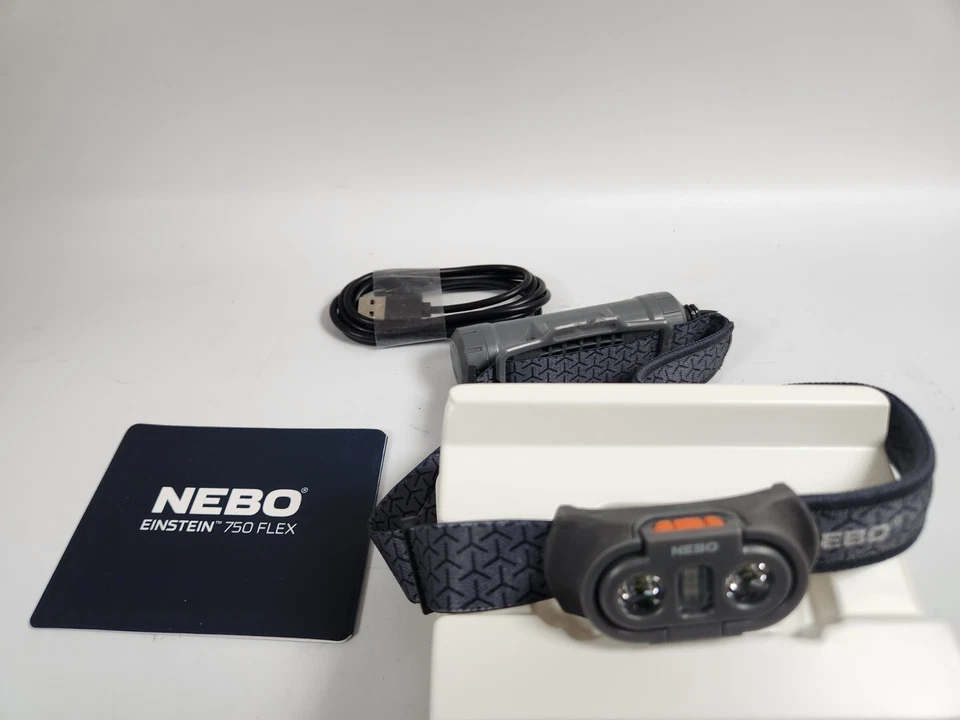 Iprotec NEBHLP0015 Einstein 750 Headlamp Gray 5/80/250/750 Lumens White/Red Foto 3 de 4