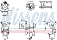 AGR-VENTIL FÜR VW Touran (1T1, 1T2), VW Golf V (1K1) - Nissens 98174