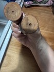 Salt & Pepper Shakers Hand Carved, Hand-painted Wood, From Mexico, Souvenir  — photo 5