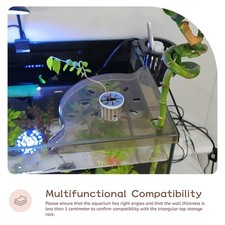 Mensola angolare per acquario, portaoggetti per frammenti di corallo