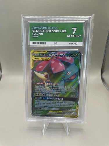 Pokémon TCG Sun Moon Cosmic Eclipse Venusaur Snivy GX  210/236 Ace 7