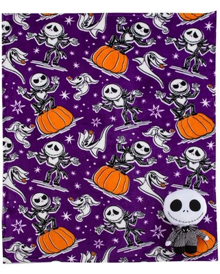 Nightmare Before Christmas Jack Smackdown Kuscheldecke mit Kuscheltier 101x127cm