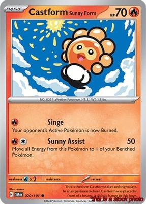 Castform Sunny Form - 020/191 [Pokemon SSP - 020/191] Normal