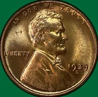 1939-D Lincoln Wheat Cent Brilliant Uncirculated BU Coin #39476
