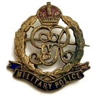 Original WW1 Royal Military Police Corps ENAMEL Sweetheart Brooch Badge