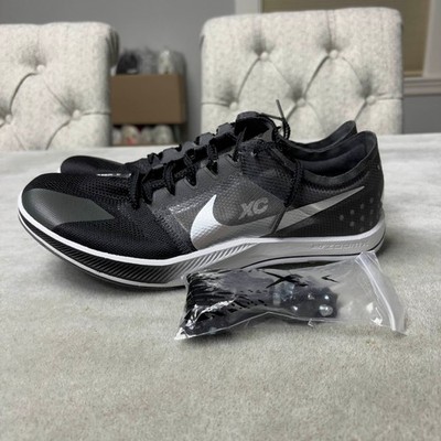 Nike ZoomX Dragonfly XC Shoes Men's Size 8 Black Metallic Silver