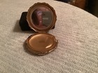 Stratton England Art Deco Nouveau Muse Lady Peacock Powder Compact Mirror — photo 3