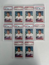 1985 TOPPS BASEBALL #181 ROGER CLEMENS PSA MINT 9 INVESTOR LOT (10 CARDS)