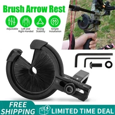 Adjustable Archery Arrow Rest, for Right Left Hands Compound Recurve Bow Hunting