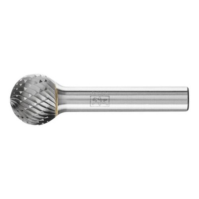 PFERD TOOLS Hartmetall Frässtift Kugel KUD Ø 16x14 mm Schaft-Ø 8 mm Z3P