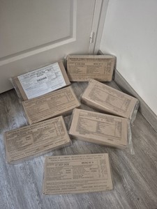 rations de combat individuelles françaises – assortiment – sous emballage