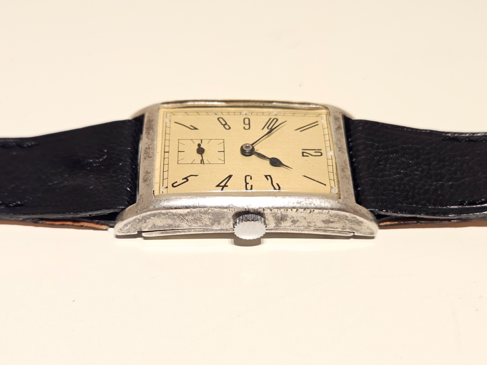 VINTAGE WW2 RARE SOLID SILVER RECTANGLE TANK  23m… - image 10