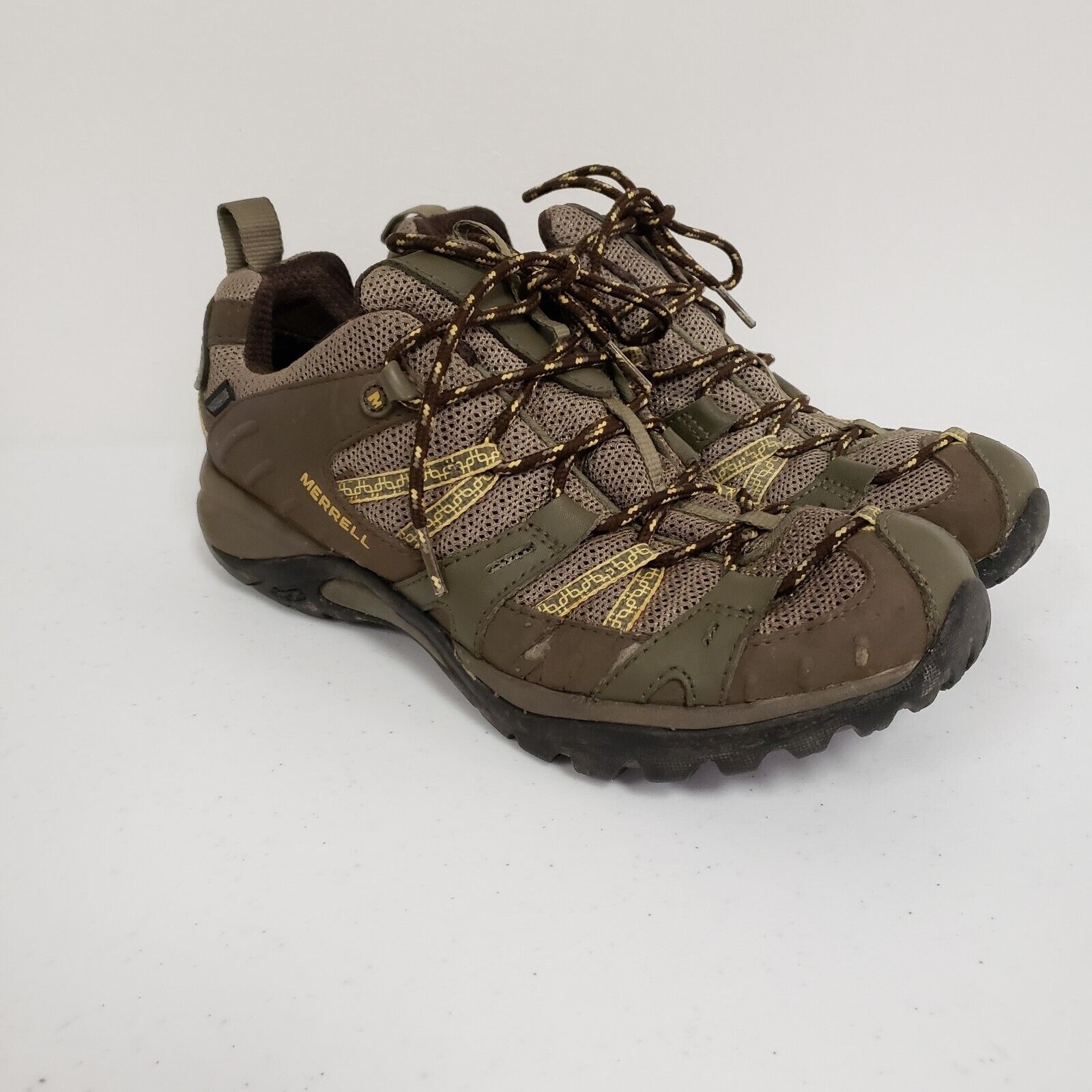 Scarpe da trekking Merrell da donna Brindle taglia 10 verdi attive outdoor sentieri