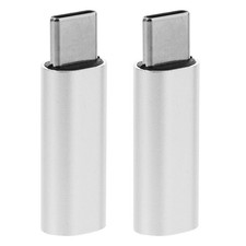 2 PCS Headphone  Earphone Adapters Headphones Usb Type to 3.5mm