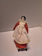 Vintage Porcelain Head, Hands, and Feet Victorian Doll