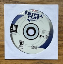 Triple Play Baseball (Sony PlayStation 1, 2001) Disc Only. Tested