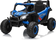 12V Kids Ride-On Truck with Remote Control, 4WD/2WD Switchable UTV for Outdoor