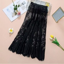 Lace Underskirt Slips Safety Skirt Petticoat Mesh Underskirt Slips Dress