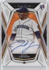 2019 Topps Five Star Auto Orange 4/5 Justus Sheffield #FSA-JS Auto 0gx4